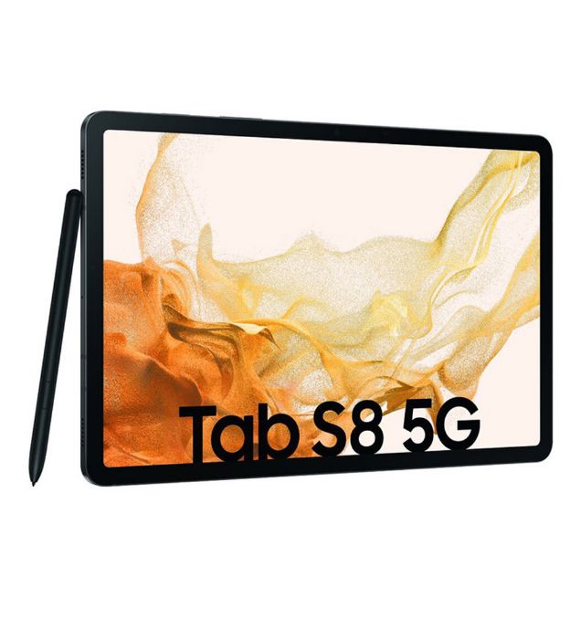 تصویر  تبلت گلکسی Tab S8 سامسونگ 5G - حافظه 128 گیگابایت - رم 8 گیگابایت