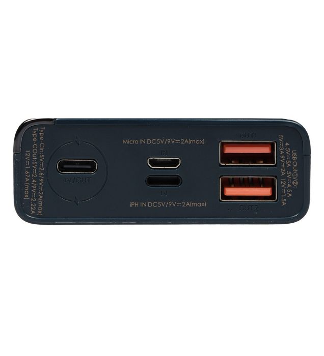 تصویر  پاوربانک هیسکا مدل QI-214PD 22.5W ظرفیت 20000 میلی آمپر ساعت