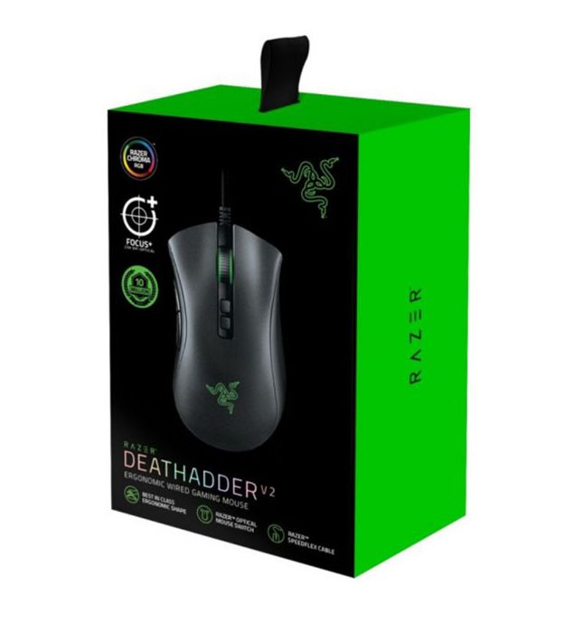 تصویر  موس با سیم مخصوص بازی ریزر مدل Deathadder V2
