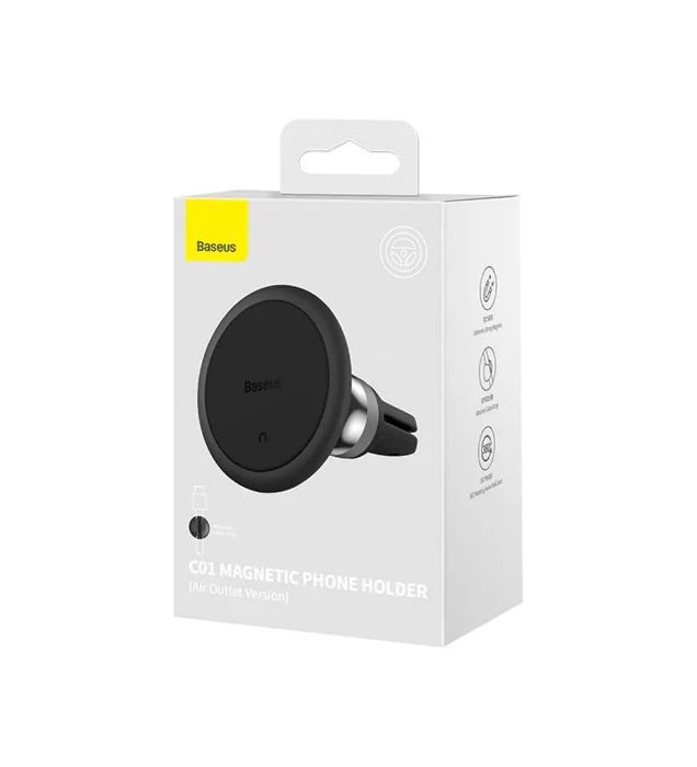 تصویر  پایه نگهدارنده گوشی داخل خودرو باسئوس مدل C01 Magnetic Phone Holder Succ000101