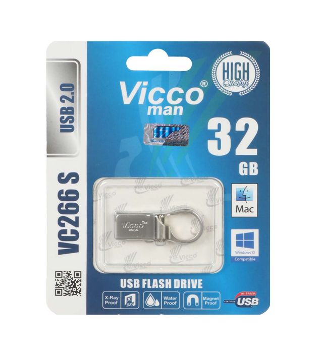 تصویر  فلش مموری ویکومن 32 گیگابایت مدل VC266 S USB2.0
