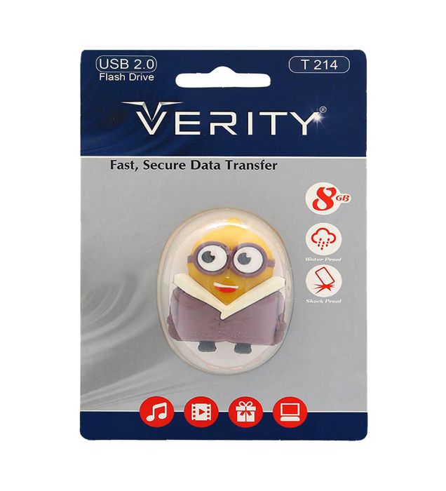 تصویر  فلش مموری وریتی 8 گیگابایت مدل T214 USB2.0