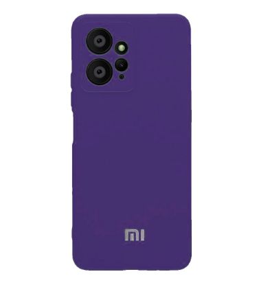 تصویر  قاب محافظ سیلیکونی برای گوشی شیائومی ردمی Note 12 4G (بنفش)