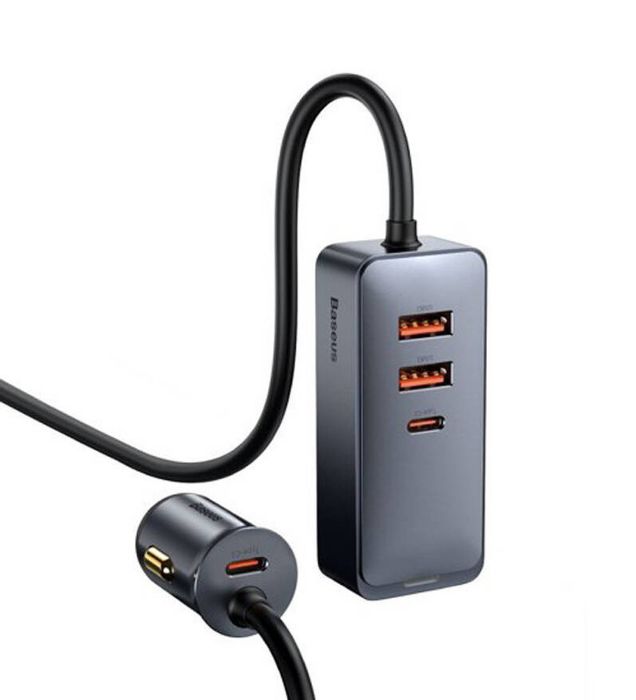 تصویر  شارژر فندکی باسئوس مدل CCBT-A0G توان 120 وات
