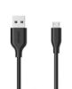 تصویر  کابل شارژ اندروید یو اس بی به میکرو یو اس بی انکر مدل PowerLine A8132 طول 0.9 متر