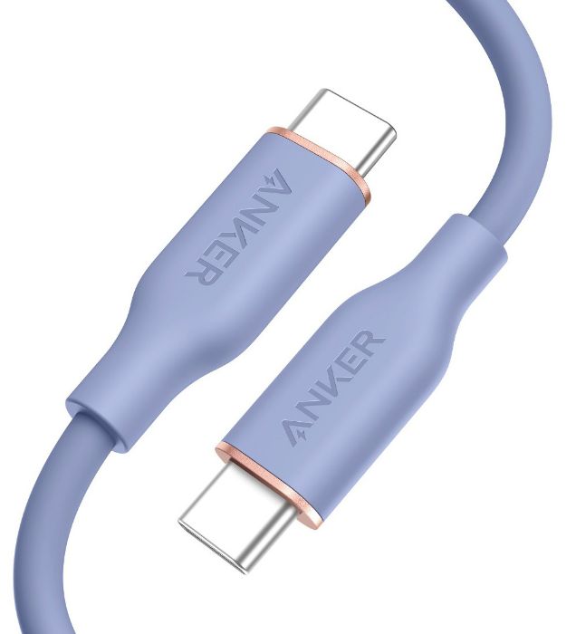 تصویر  کابل شارژ USB-C به USB-C انکر 0.9 متر مدل Powerline A8552