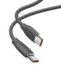 تصویر  کابل 1.2 متری شارژ USB Type-C به USB Type-C باسئوس مدل Jelly Liquid Silica Gel