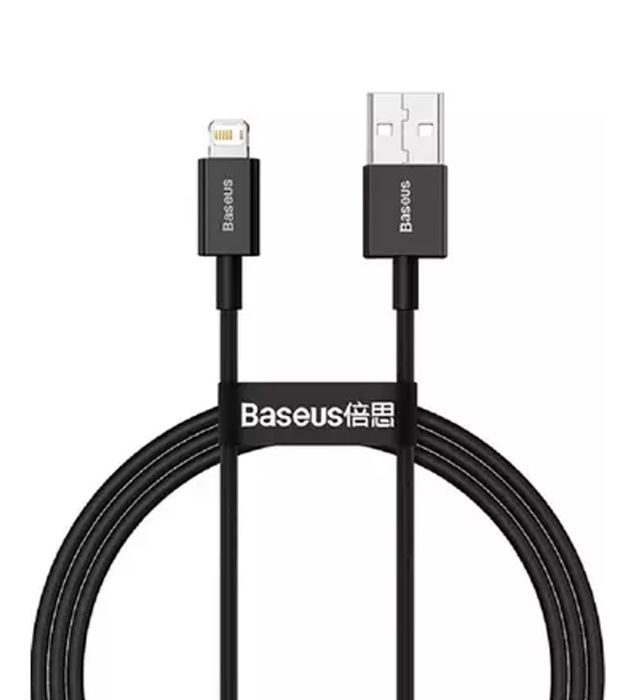 تصویر  کابل 1 متری شارژ USB به Lightning باسئوس مدل CALYS-A01