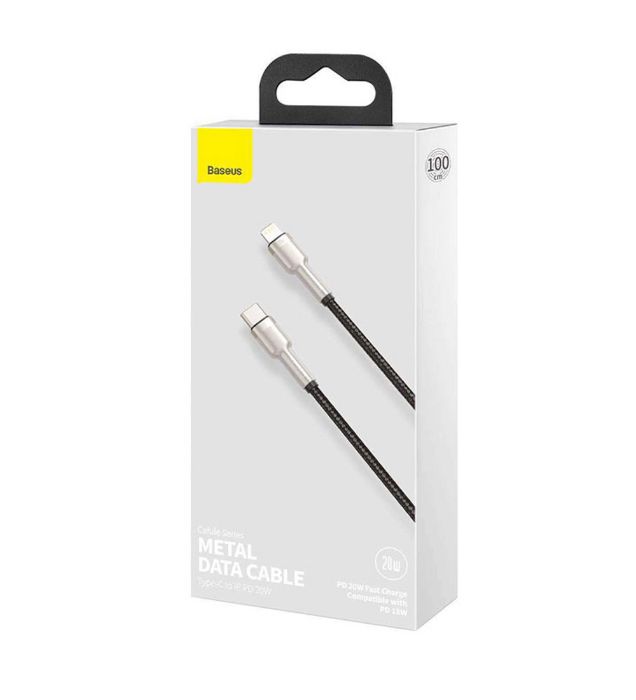 تصویر  کابل 1 متری شارژ USB Type-C به Lightning باسئوس مدل CATLJK-A