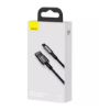 تصویر  کابل 1 متری شارژ USB به Lightning باسئوس مدل Tungsten Gold Fast Charging CALWJ-01