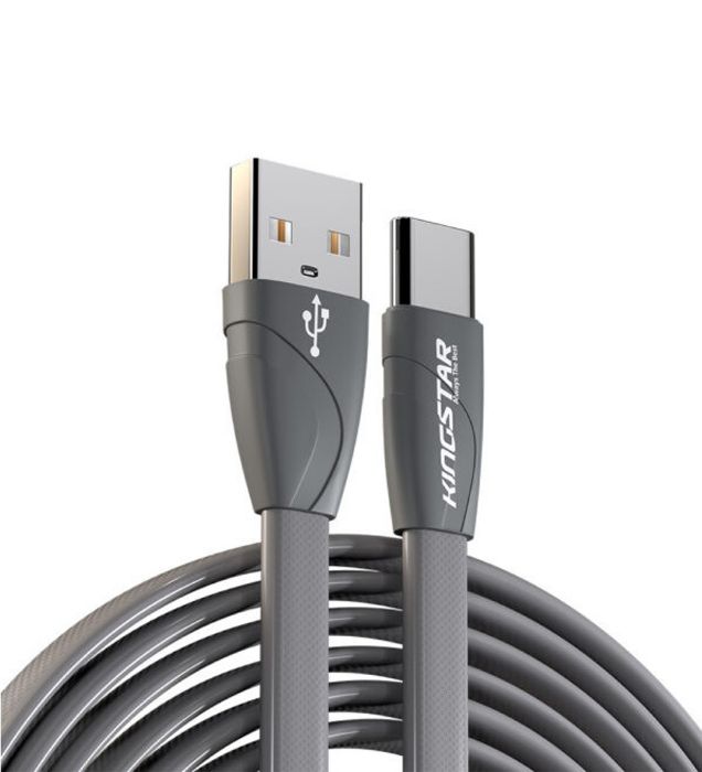 تصویر  کابل شارژ USB به USB Type-C کینگ استار 1.2 متر مدل K112C
