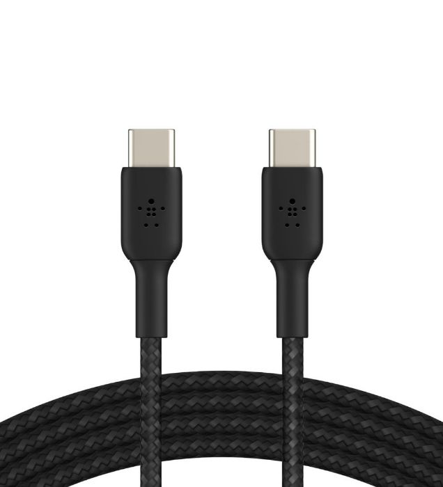 تصویر  کابل شارژ 1متری بلکین Usb - C به Usb - C مدل CAB004bt1MBK