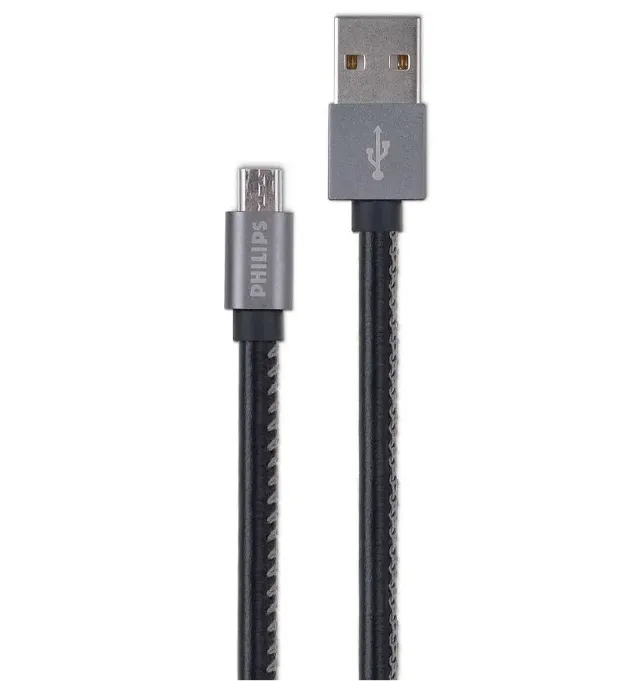 تصویر  کابل 1.2 متری USb به Micro فیلیپس مدل Philips DLC2518 B