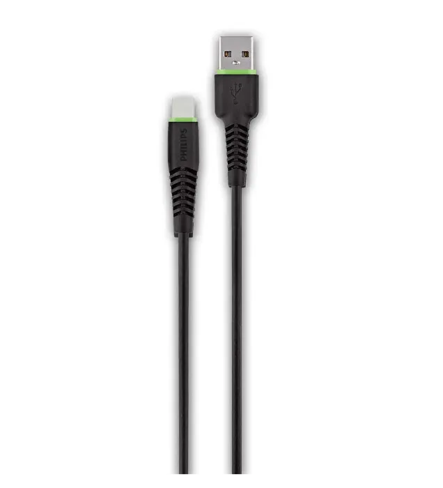 تصویر  کابل 1.2 متری USb به Type -C فیلیپس مدل Philips DLC1530 C