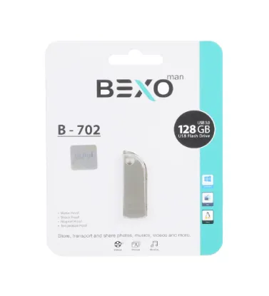 تصویر  فلش مموری بکسو  128 گیگابایت مدل  B-702 USB3.0