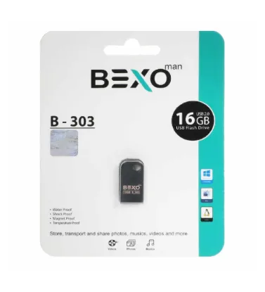 تصویر  فلش مموری بکسو 16 گیگابایت مدل B-303 USB2.0