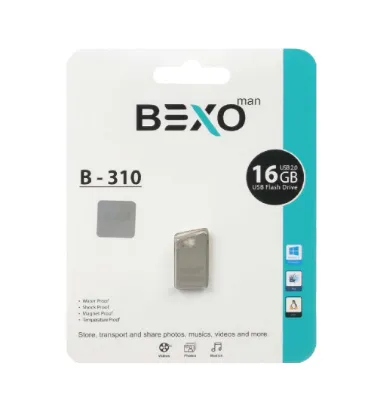 تصویر  فلش مموری بکسو 16 گیگابایت مدل B-310 USB2.0
