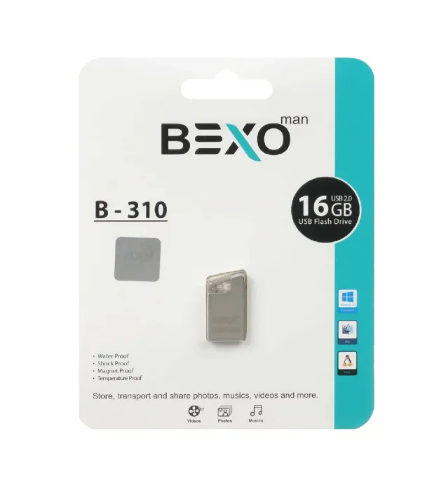 تصویر  فلش مموری بکسو 16 گیگابایت مدل B-310 USB2.0