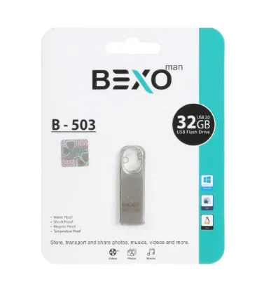 تصویر  فلش مموری بکسو مدل B-503 USB 2.0 ظرفیت 32 گیگابایت