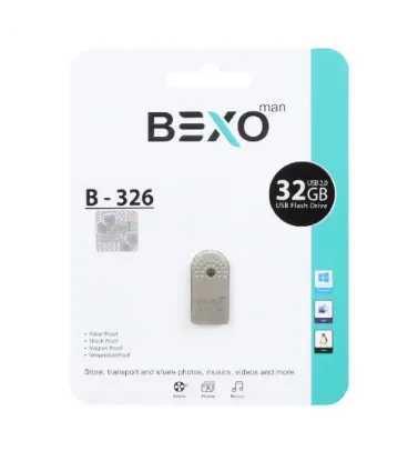تصویر  فلش مموری بکسو  32 گیگابایت مدل B-326 USB2.0
