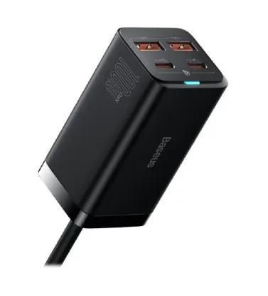 تصویر  هاب شارژر 4 پورتی 65 واتی بیسوس مدل Baseus GaN3 Pro fast charger ccgp000101