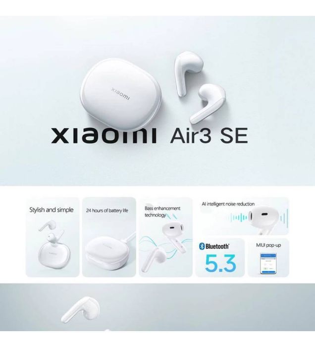 تصویر  هندزفری بی سیم شیائومی مدل Air 3SE