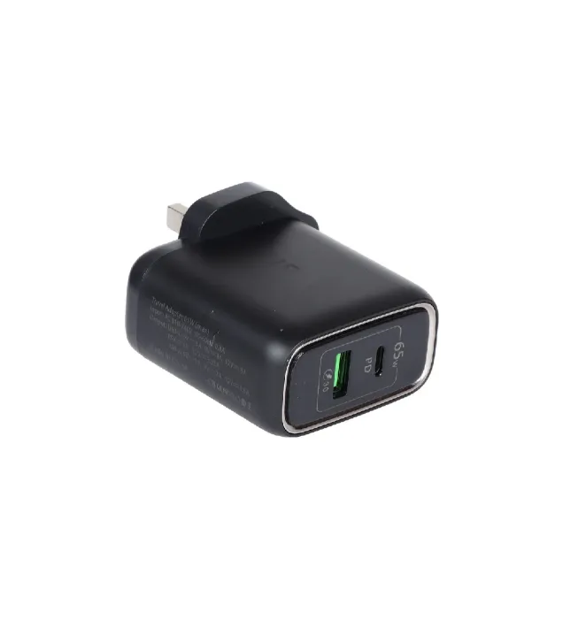 تصویر  شارژر دیواری جی بی کیو 65 وات مدل HC-765 (دو پورت)