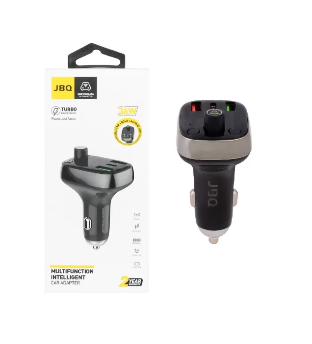 تصویر  پخش کننده بلوتوث FM خودرو جی بی کیو مدل CC-BM3