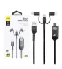 تصویر  کابل 2 متری HDMI 3 in 1 جی بی کیو مدل MH-088