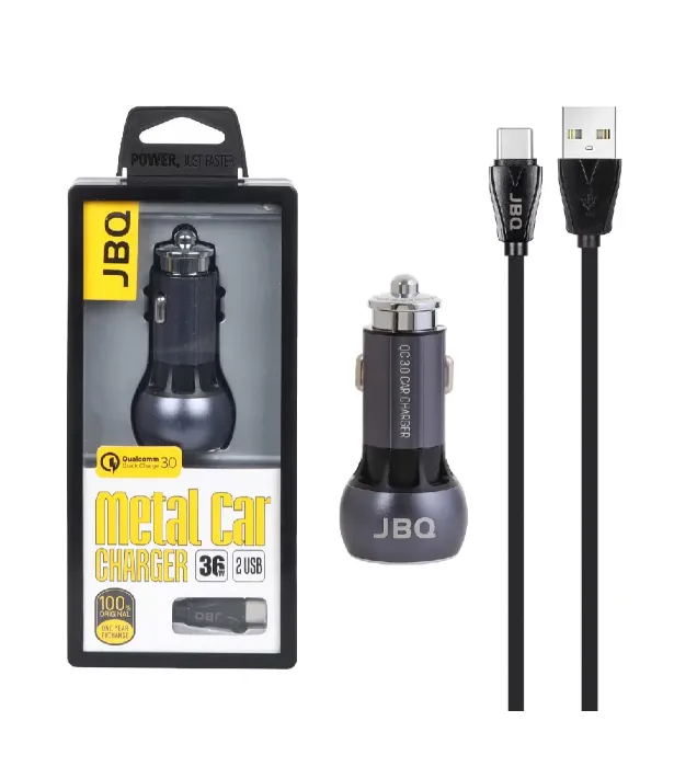 تصویر  شارژر فندکی جی بی کیو مدل C503Q توان 36 وات