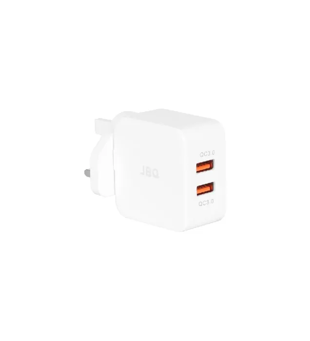 تصویر  شارژر دیواری جی بی کیو 30 وات مدل HC-12F2 (دو پورت)