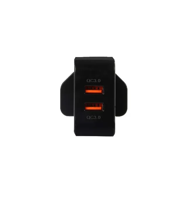 تصویر  شارژر دیواری جی بی کیو 30 وات مدل HC-12F2 با کابل شارژ اندروید (دو پورت)