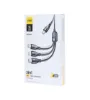 تصویر  کابل شارژ 1.5 متری فست و PD سه کاره جی بی کیو مدل CA-537