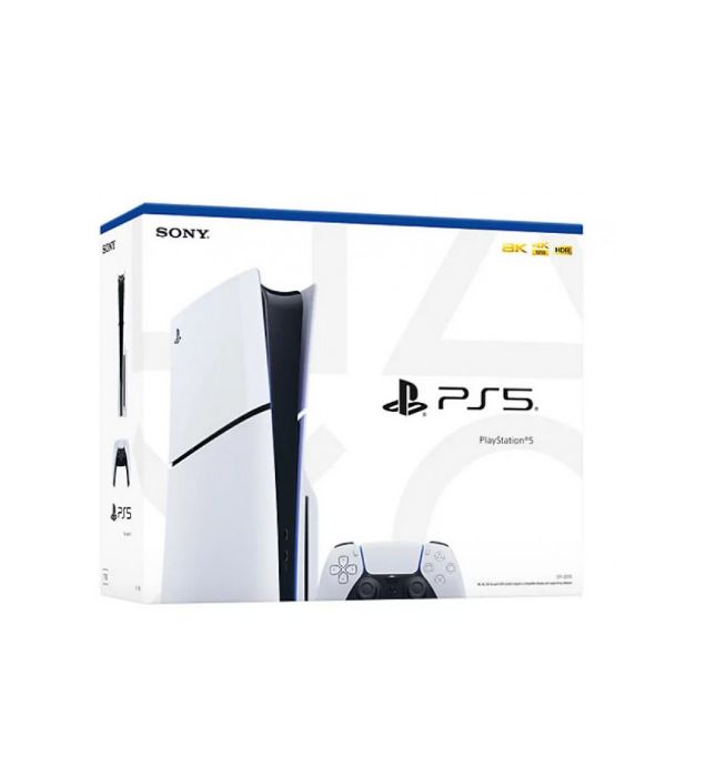 تصویر  پلی استیشن 5 اسلیم استاندار دیسک خور ریجن آسیا به همراه یک دسته اضافه ظرفیت 1 ترابایت