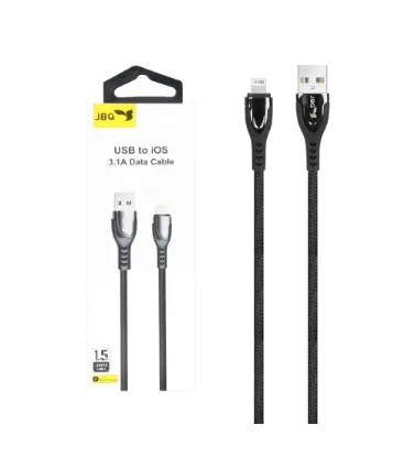 تصویر  کابل شارژ 1.5 متری فست آیفون جی بی کیو Type-C مدل DT-02
