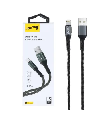 تصویر  کابل شارژ 1.5 متری فست آیفون جی بی کیو مدل DT-01