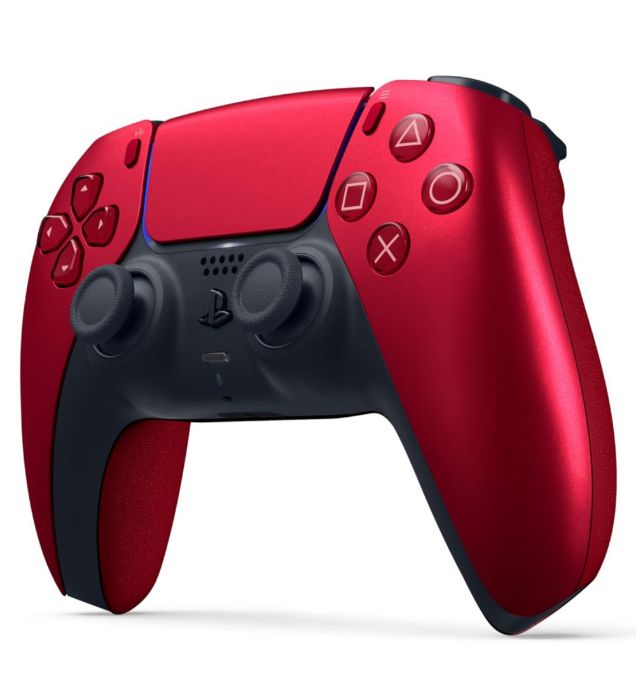 تصویر  دسته PS5 قرمز مدل DualSense Volcanic Red