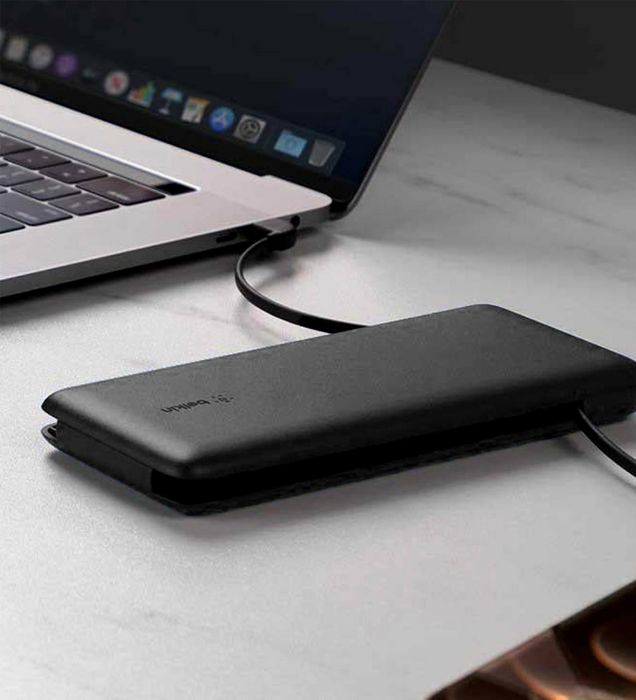 تصویر  پاوربانک بلکین مدل BPB006bt 18W ظرفیت 10000 میلی‌آمپر ساعت