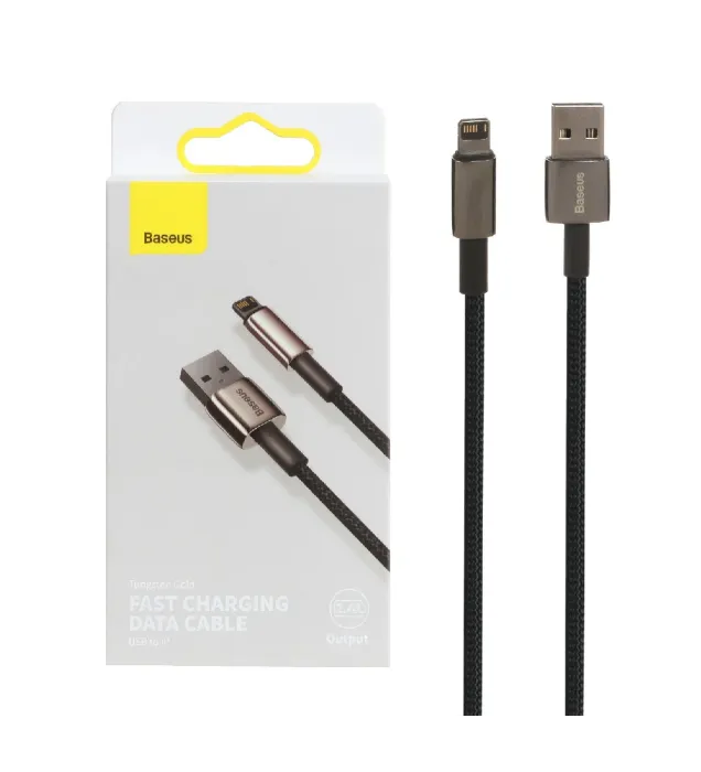 تصویر  کابل شارژ فست آیفون بیسوس مدل CALWJ-01