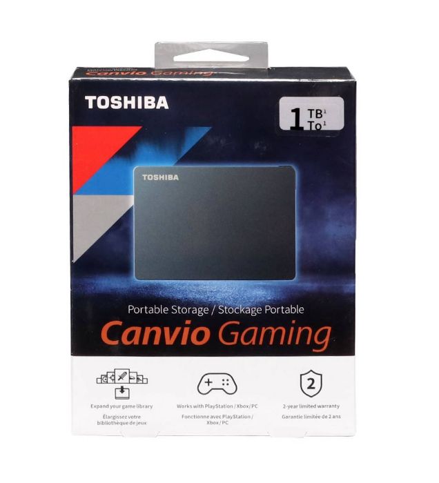 تصویر  هارد اکسترنال توشیبا مدل Canvio Gaming ظرفیت 1 ترابایت