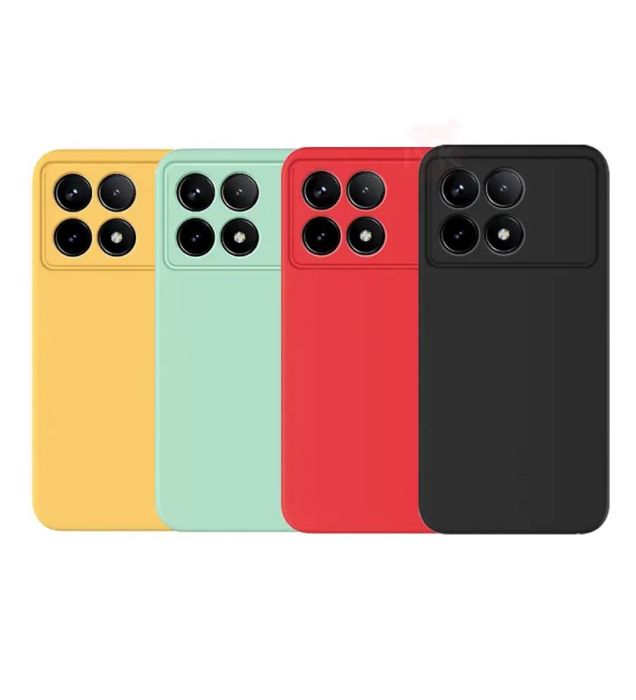 تصویر  قاب گوشی شیائومی Poco X6 Pro مدل سیلیکونی محافظ لنزدار