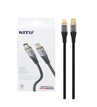تصویر  کابل شارژ فست نیتو Type-C To Lightning مدل NC302