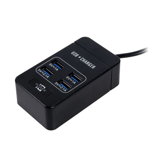 تصویر  هاب 4 پورت پاور ای کیو مدل TB-T05