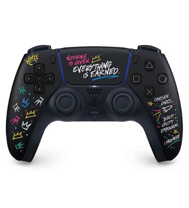 تصویر  دسته PS5 مدل DualSense LeBron James Limited Edition مشکی