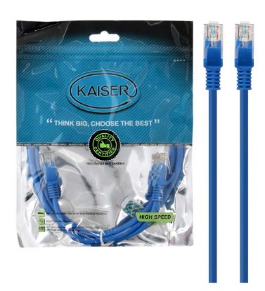 تصویر  کابل شبکه 1 متری کایسر مدل CAT6