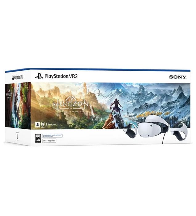 تصویر  عینک واقعیت مجازی سونی مدل PlayStation VR2 به همراه وچر بازی Horizon:Call of the Mountain