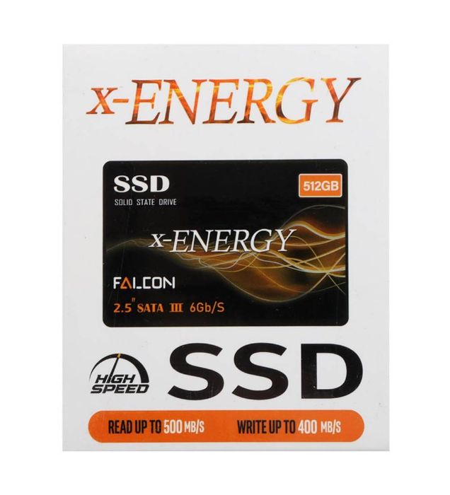 تصویر  هارد SSD اینترنال ایکس انرژی مدل Falcon ظرفیت 512 گیگابایت