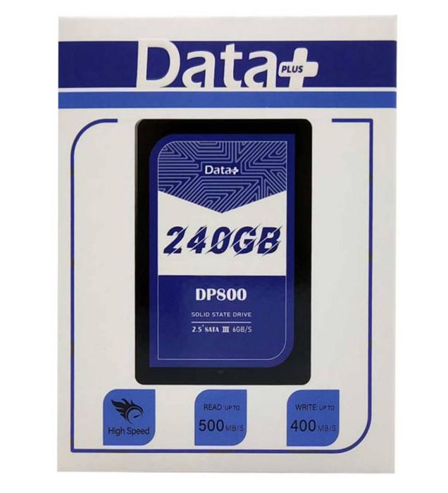 تصویر  هارد SSD اینترنال دیتا پلاس مدل DP800 ظرفیت 240 گیگابایت