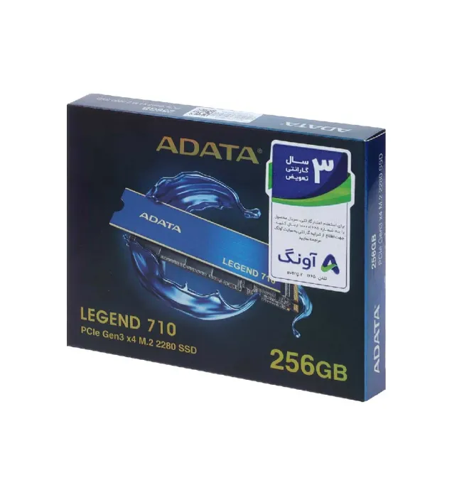 تصویر  هارد SSD اینترنال ای دیتا مدل LEGEND 710 M.2 2280 ظرفیت 256 گیگابایت