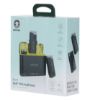 تصویر  میکروفن یقه‌ای گرین لاین تایپ سی / لایتنینگ مدل GN3IN1MIC360D (دو میکروفون)